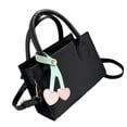 thumbnail image 4 of Bolso de mano para mujer, regalo informal, bolso de hombro para mujer, para el trabajo, noche, otoño e invierno Negro Yuyangstore  Bolso de mano, 4 of 8
