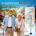 thumbnail image 6 of BigAlex Folding Walking Cane with Dual LED Lights, Adjustable Height Lightweight Walking Stick with Stable Rubber Base and Carrying Bag for Men Women and Seniors, 6 of 7