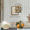 thumbnail image 2 of Farmhouse Still Life Picture Living Room - Rustic Vintage Decor for Bedroom - Tangerine Orange Fruit Moody Muted Oil Painting Art Deco Wall Art for Kitchen - 8x10inch Unframed, 2 of 18