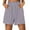 Gray, variant on Wdfiry Women's Cotton Linen Shorts Solid Color Casual High Waisted Wide Leg Short Pants Summer Fashion Stretch Tummy Control Shorts With Pockets
