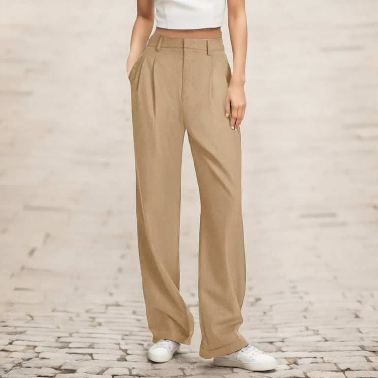 Womens tan dress slacks sale
