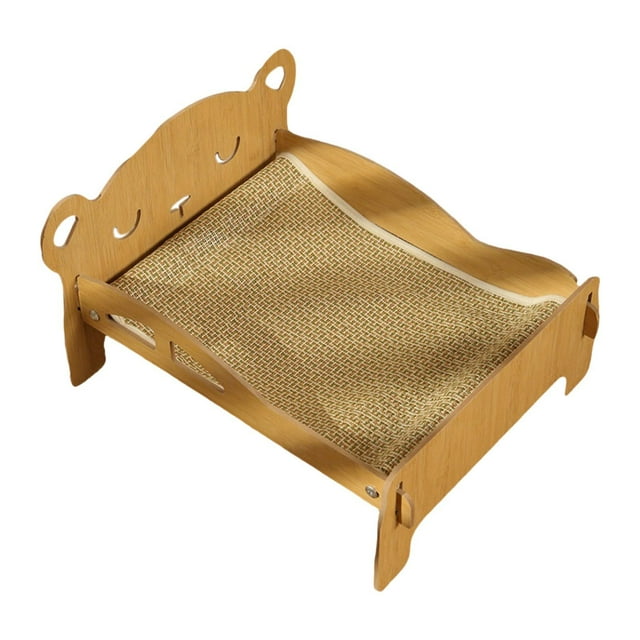 Cama para gatos con arañazos, sofá para mascotas, centro de actividades de juego con , nido creativo para dormir, evita daños en los muebles,