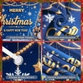 thumbnail image 4 of Decorated Tree Merry Christmas Reindeer Banner Snowflakes for Holiday Party Celebration Winter Decoration, 4 of 9
