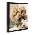thumbnail image 3 of Stupell Industries Shabby Chic Full Rose Blossoms Black Floating Frame Canvas Art, 18 x 18, by Gina Kelly, 3 of 8