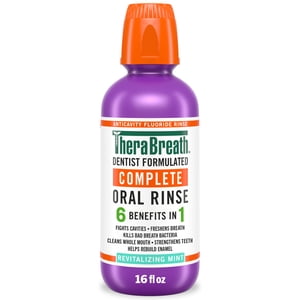 TheraBreath Complete Mouthwash, 6-in-1 Benefits