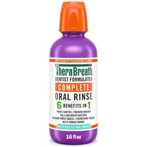 TheraBreath Complete Mouthwash, 6-in-1 Benefits, Alcohol-Free, Revitalizing Mint