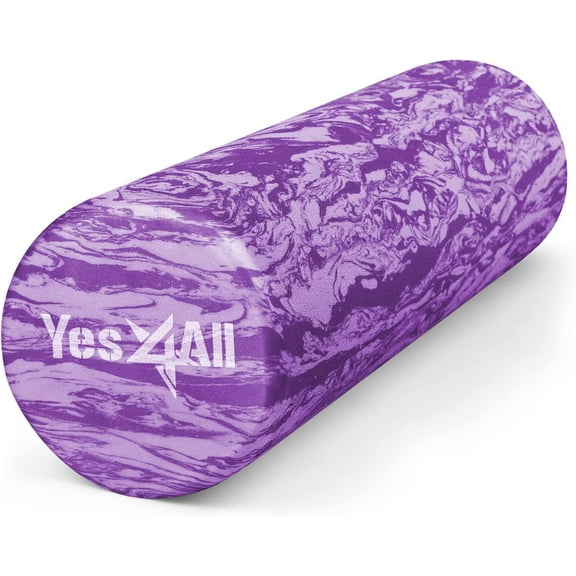 Yes4All 18inch Exercise Foam Roller EVA Clematis Marbled