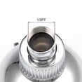 thumbnail image 4 of Unique Bargains Shower Head High Pressure Chrome Showerhead Removable Water Restrictor Adjustable Swivel Ball Joint, 4 of 4