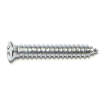 

#10 x 1-1/4 Steel Phillips Oval Head Sheet Metal Screws SMSOC-119 (20 pcs.)