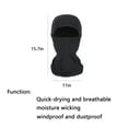 thumbnail image 6 of Gash Hao Balaclava Waterproof Full Face Mask, Black, 6 of 6