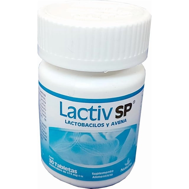 LACTIV SP (LACTOBACILOS/AVENA) TAB 600 MG C/30 NATUREX NATUREX TAB 600 MG C/30