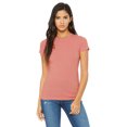thumbnail image 1 of Camiseta de mujer Slim Fit HEATHER PINK S Bella + Lienzo 6004, 1 of 1