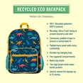 thumbnail image 3 of Wildkin Kids Recycled Eco Backpack for Boys and Girls (Jurassic Dinosaurs), 3 of 9
