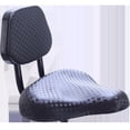 thumbnail image 5 of Asiento de sillín de bicicleta Sharpla Negro Cómodo Respaldo, 5 of 5