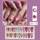 thumbnail image 4 of 24 uñas postizas con diseño de corazones rojos para San Valentín, para usar, para usar, parches para uñas., 4 of 6
