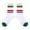 Green, variant on TOOYOU Boys Socks Athletic Basketball Sport Breathable Crew Soft Cotton Colorful Stripes Youth Socks For Outdoor Fashion School Sports Socks Mid Tube Socks