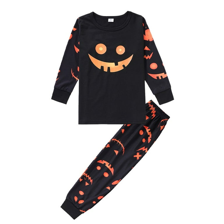 Glow in The Dark Halloween Matching Family Sleepwear Pajama Sets