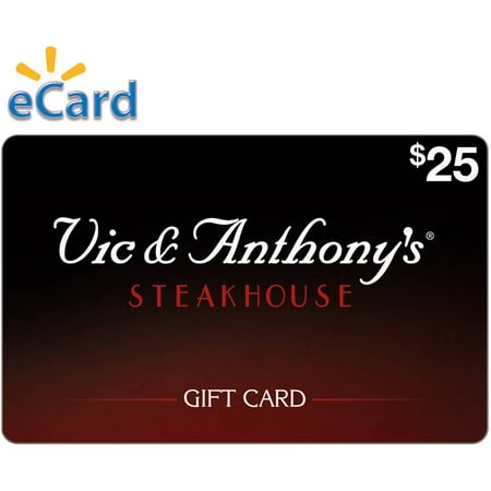 Vic & Anthony's $25 Gift Card (email delivery)
