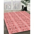 thumbnail image 3 of Ahgly Company Machine Washable Indoor Rectangle Transitional Pastel Pink Area Rugs, 5' x 8', 3 of 7