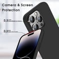 thumbnail image 2 of X-level iPhone 14 Pro Max Case Ultra-Thin Slim Fit [Guardian Series] Phone Cases Soft Flexible TPU Matte Finish Coating Light Protective Back Cover for iPhone 14 Pro Max - Black, 2 of 7