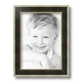 thumbnail image 2 of ArtToFrames 8x11" Black Panel With Silver Lip Picture Frame, Multi Wood Poster Frame, with Regular Glass and Foam Backing 3/16 inch (FBPL-5093), 2 of 7