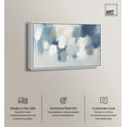 thumbnail image 2 of Dreaming Indigo I Canvas Blue Abstract Art by Art Remedy, White Frame, 45" x 30", 2 of 7