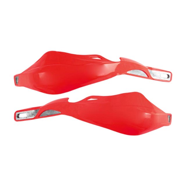 Protector universal para manillar de motocicleta, ligero y resistente al viento. Rojo