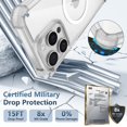 thumbnail image 3 of Luxury Magnetic Wireless Charge Phone Case For iPhone 16 Pro Max 16 Plus 15 14 13 12 11 Pro Max 16Pro Max Cover Protective Cases 05 For iPhone 12 Pro, 3 of 6