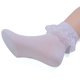 thumbnail image 5 of 10 pares de calcetines de encaje con volantes para niñas pequeñas, calcetines de malla con ojales de algodón con volantes en el tobillo, vestido suave, calcetines de princesa para niños 9-13, 5 of 5