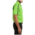 thumbnail image 2 of Yellow Rooster Men Stripe Polo Male T-Shirt Lime/ Steel Grey M, 2 of 4