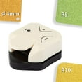 thumbnail image 2 of 3-Way Corner Rounder Punch, 4mm/5mm/10mm Circle Cutter for Cardstock, Photos & Scrapbooking, Multi-Size Paper Edge Punch, 2 of 6