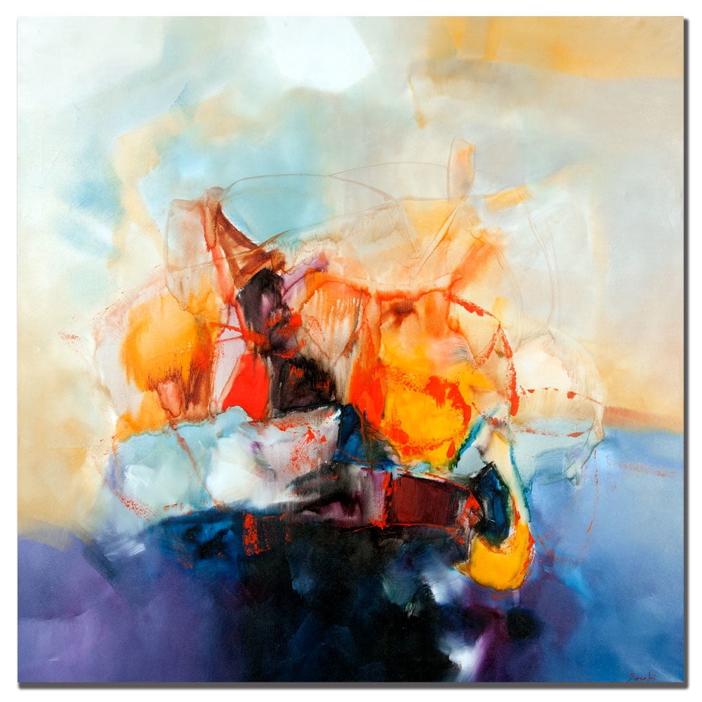 Trademark Fine Art "Abstract III" Canvas Art by Zavaleta