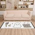 thumbnail image 2 of Yayeee Runner Rug for Bedroom 2'x6' Machine Washable Hallway Non Slip Mat, Magical Halloween Ghost, 2 of 8