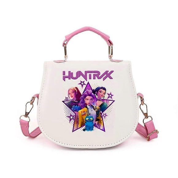 K-Pop Demon Hunters PU Crossbody Bag 17x14.5cm Large Capacity Daypack