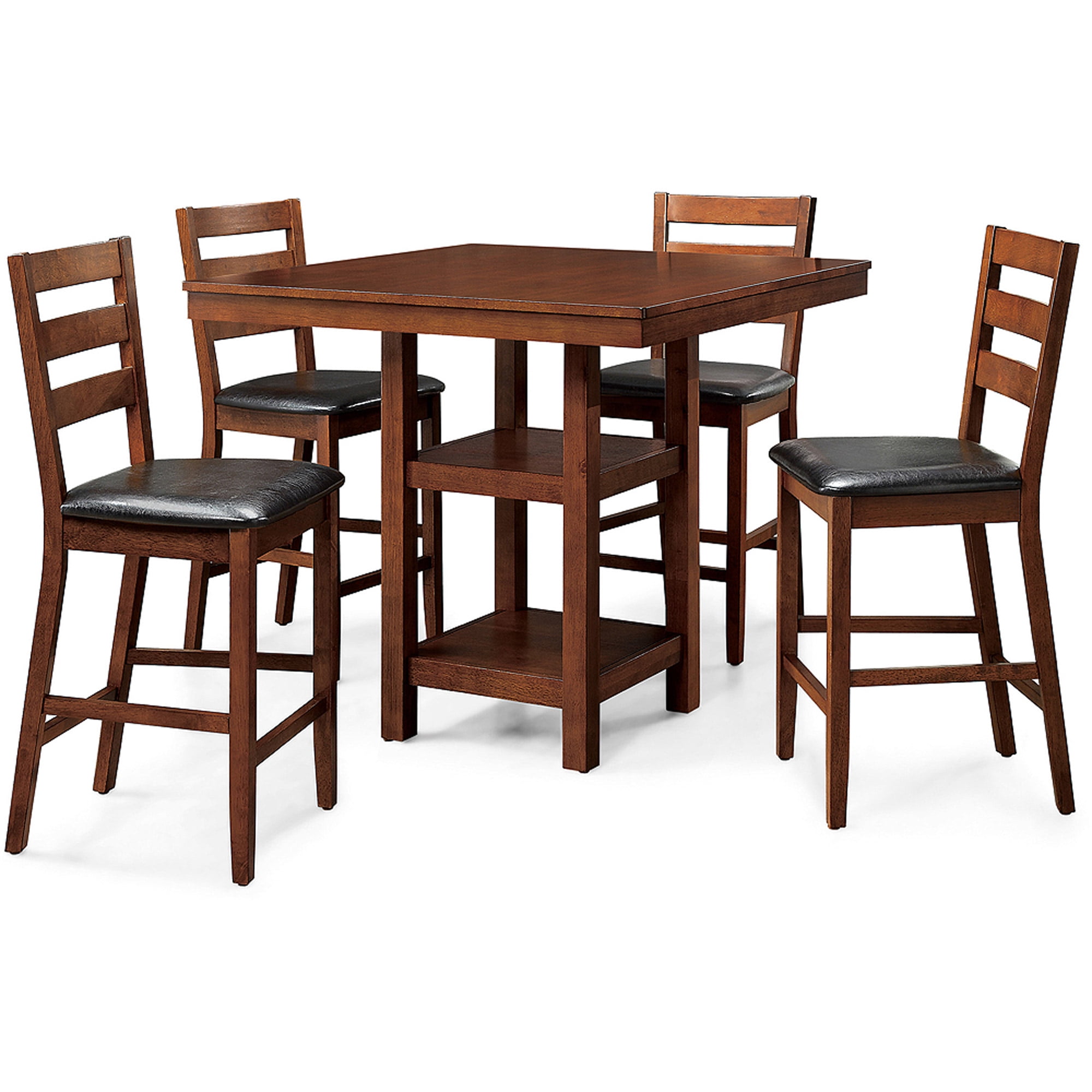 Better Homes Gardens Dalton Park 5 Piece Counter Height Dining Set Walmartcom Walmartcom