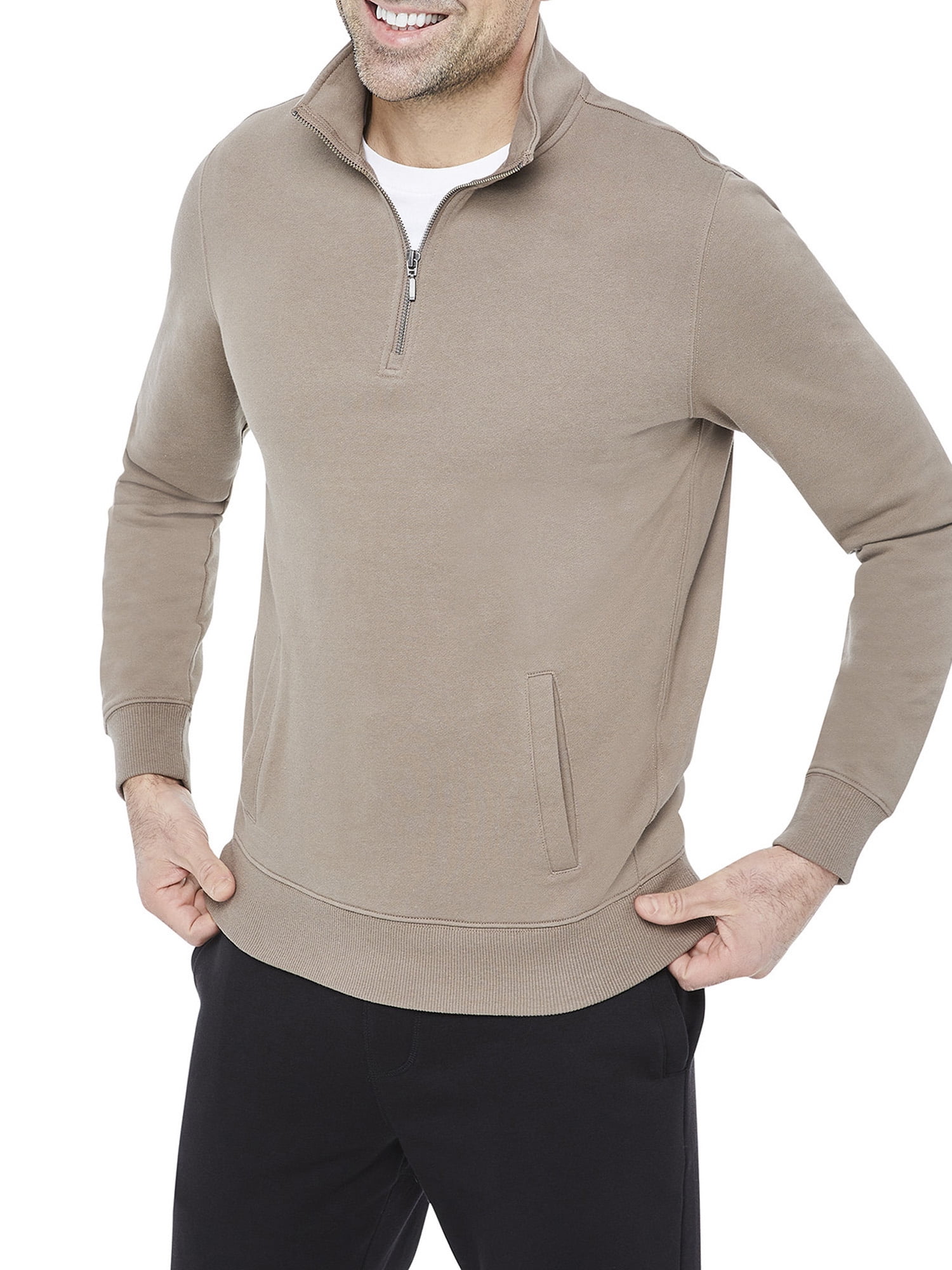 Men's Long Sleeve 1/4 Zip Fleece Pullover