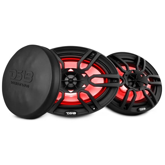 Altavoz DS18 Hydro NXL-69 de 2 vías, impermeable, RGB, 6 x 9 pulgadas