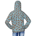 thumbnail image 4 of Xecao Funny Lobsters Print Fishing Shirts for teenager Long Sleeve UV Sun Protection Hoodie with Zipper Outdoor Hiking Shirts-X-Large, 4 of 7