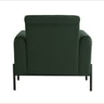 thumbnail image 6 of Studio Living Kingston Bohemian Accent Chair, Green Velvet Fabric, 6 of 11