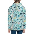 thumbnail image 6 of Pofeuu Sea Life Print Teenage Zipper Hoodie Sweatshirts Hooded Casual Jackets With Pocket For Boys Girls-Small, 6 of 6