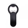 thumbnail image 1 of Abrebotellas de cerveza magnético 2 en 1 para refrigerador y RV con recogedor de tapas - Abrelatas de latas de refresco, se adhiere al refrigerador 102 × 46 × 15 mm negro, 1 of 5