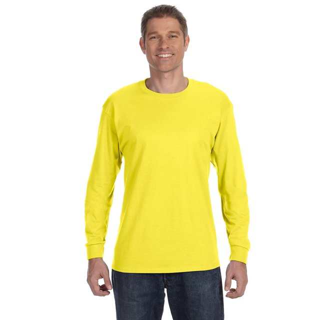 Hanes Unisex 6.1 oz. Tagless Long-Sleeve T-Shirt - 5586