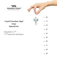 thumbnail image 4 of Woodstock Crystal Suncatchers, Guardian Angel Aquamarine, Crystal Wind Chimes For Inside, Office, Kitchen, Living Room Décor, 2"L, 4 of 7