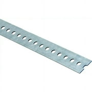 National Hardware N180-141 Slotted Flat Bar 0.074 Thick 1-3/8 By 72 Inch Galvanized Steel, Each