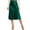 Green, variant on vigerkar Women's Satin A-Line Skirt High Waist Solid Side Split with Slim Skirt Elegant Office Lady Skirt Black, XL