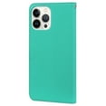thumbnail image 2 of Dteck for iPhone 13 Pro Case,Solid Color Leather Flip Phone Case Wallet Cover with Card Slot for iPhone 13 Pro,Skyblue, 2 of 3