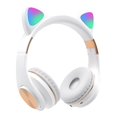 thumbnail image 1 of Los auriculares lindos inalámbricos de Bluelans Bluetooth 5.0 con el micrófono llevaron los auriculares del indicador 3.5m m, 1 of 5