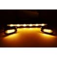 thumbnail image 2 of 3pc Smoked Lens OEM-Spec Amber Dotted Pattern LED Cab Roof Clearance Light Kit For 2007-2014 Silverado/Sierra 2500HD 3500HD, Also Universal Fit For Many Other Trucks, 2 of 9