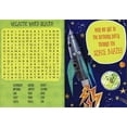thumbnail image 2 of Designer Greetings Rocket Ship and Planets Juvenile Birthday Card with Word Search and Maze for Grandson, 2 of 3