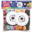 thumbnail image 1 of Friends Forever Embroidery Floss Jumbo Pack — Solids & Variegated, 6‑Strand Mercerized Cotton, 1 of 4